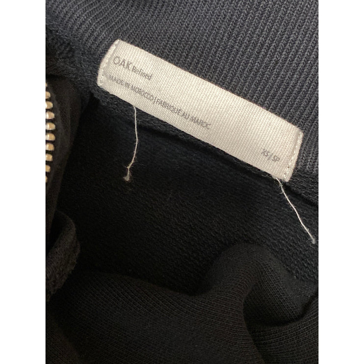 Oak + Fort Women's Black Half Zip Turtleneck Long Sleeve Sweatshirt Top Size XS