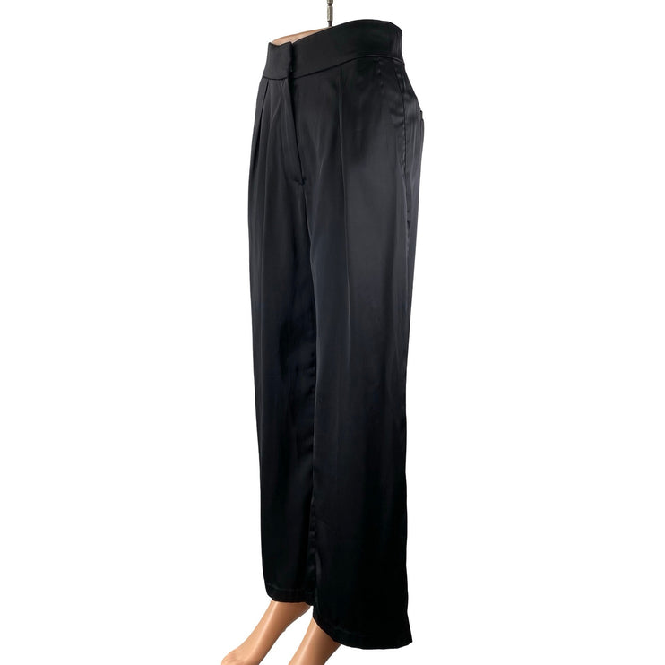 NEW Abercrombie & Fitch Women's Pleated Palazzo Wide Leg Trousers Dress Pants 26