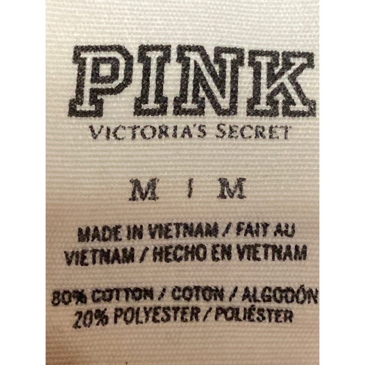 Victoria Secret Pink Oversized Purple Snowflake Graphic Sweatshirt Sweater Top M