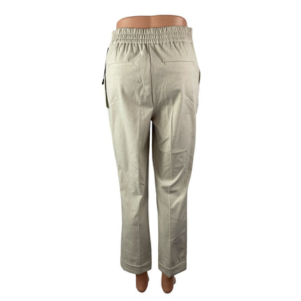 NEW Rachel Zoe Women's Gray High Waisted Straight Leg Trousers Pants Size S