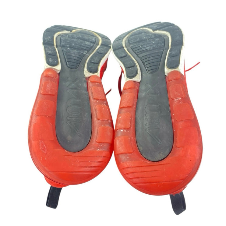 Nike Air Max 270 Habanero Men's Red Lace Up Low Top Athletic Sneakers Shoes 12