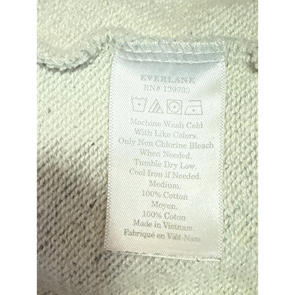 Everlane Men's Gray Heathered Zip Up Long Sleeve Hoodie Hooded Sweatshirt Top M