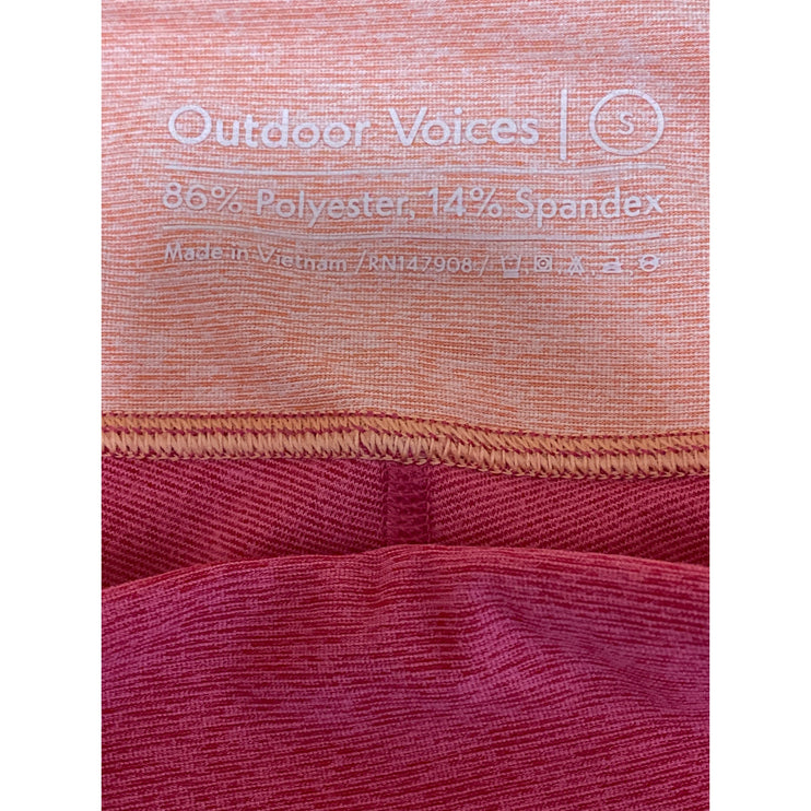 Outdoor Voices Springs Color Block Skinny Athletic Activewear Leggings Pants S