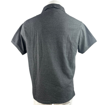 GAP Men's Black Short Sleeve Collared Button Casual Golf Polo Shirt Top Size L