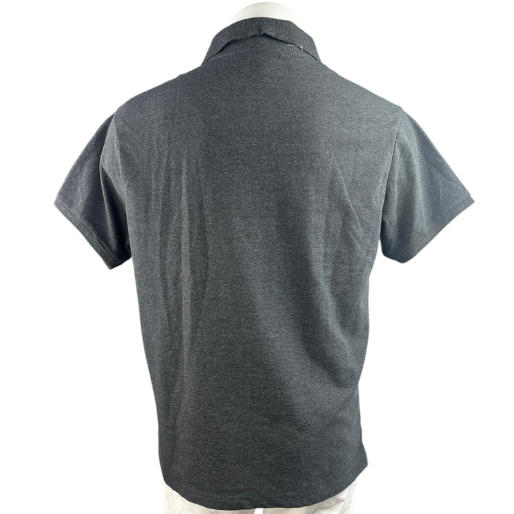 GAP Men's Black Short Sleeve Collared Button Casual Golf Polo Shirt Top Size L