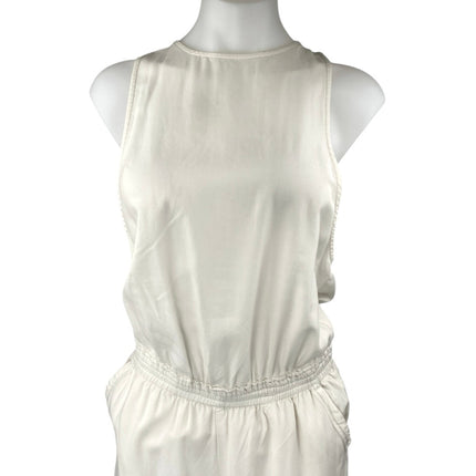 NEW Splendid White Sleeveless Tank Top Crop Wide Leg Pants 2 Pc Set Size XS