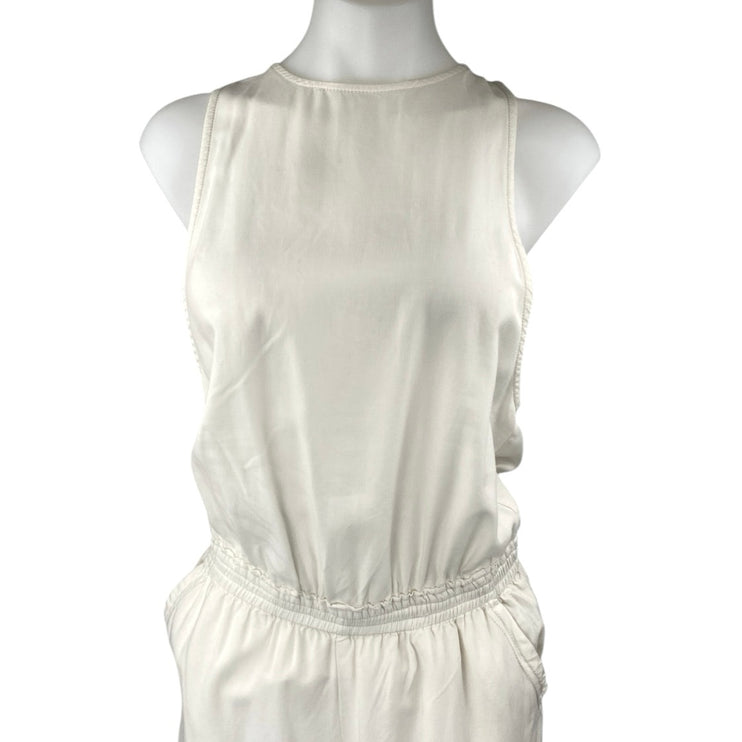 NEW Splendid White Sleeveless Tank Top Crop Wide Leg Pants 2 Pc Set Size XS