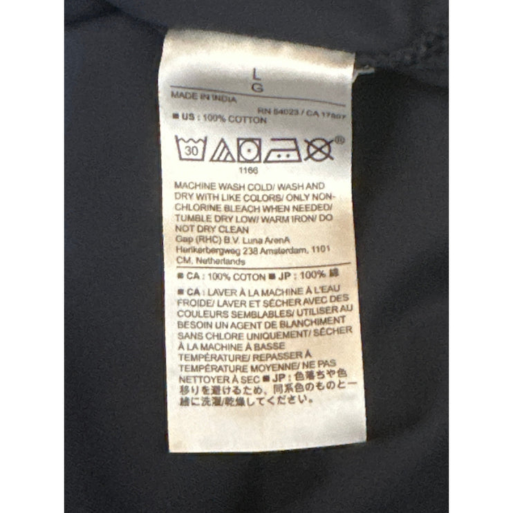 Banana Republic Luxe Touch Performance Men's Blue Short Sleeve Tee T-shirt Top L