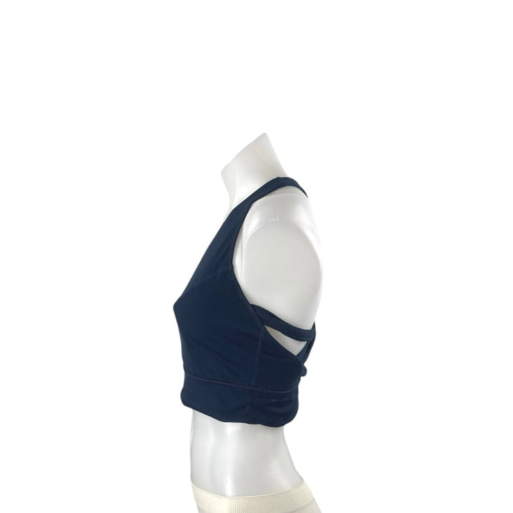 Free People FP Movement Blue Yoga Gym Athletic Activewear Tank Sports Bra Top M