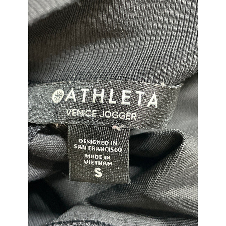 Athleta Women's Black High Rise Yoga Athletic Activewear Trousers Jogger Pants S