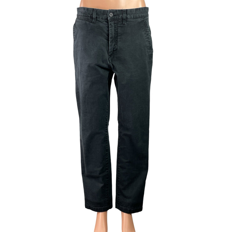 H&M Essentials No. 9 Women's Black Casual Straight Leg Denim Jeans Pants Size 31