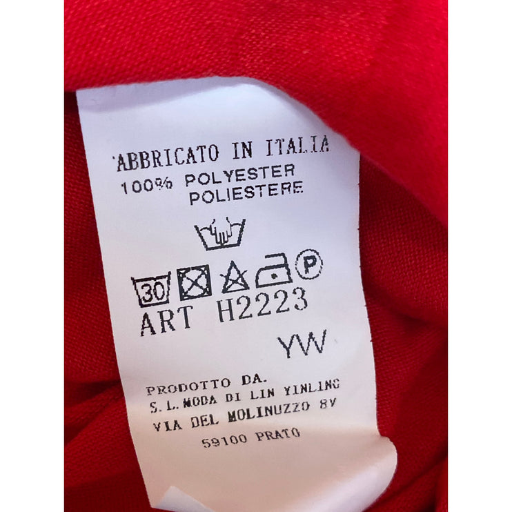 Women's Multicolor Abstract Sleeveless Ruched Midi Tube Bodycon Tank Dress Sz S