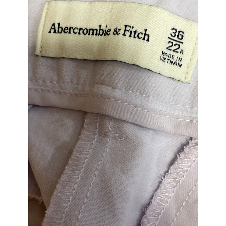 NEW Abercrombie & Fitch Lilac Purple High Rise Wide Leg Trousers Pants Size 36