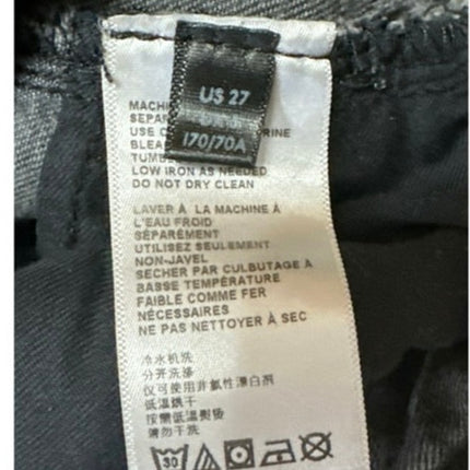 Urban Outfitters BDG Kick Flare Black High Rise Cropped Bootcut Denim Jeans 27