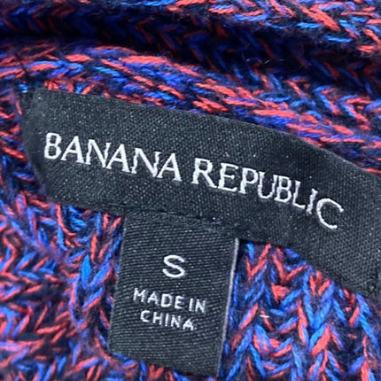 Banana Republic Women's Purple Rib Knit High Neck Long Sleeve Sweater Top Size S