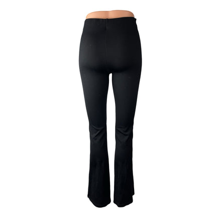 Aritzia Wilfred Women's Black Mid Rise Bootcut Flare Trousers Leggings Pants XS