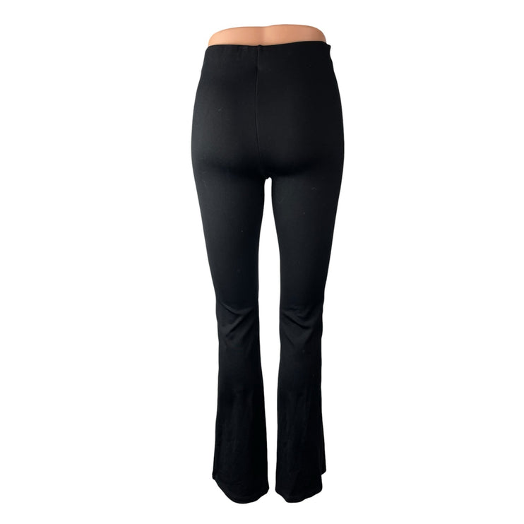 Aritzia Wilfred Women's Black Mid Rise Bootcut Flare Trousers Leggings Pants XS