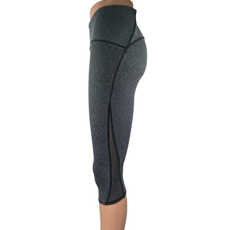 Lululemon Wunder Under Gray Skinny Mid Rise Crop Workout Tight Leggings Pants 6