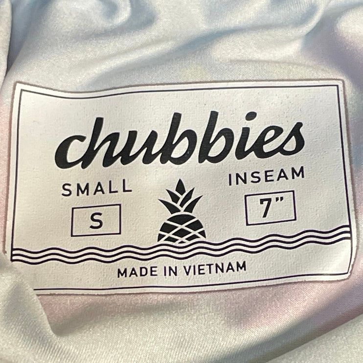 Chubbies Men's Navy Blue Elastic Waist Mid Rise Chino Bermuda Sweat Shorts Sz S