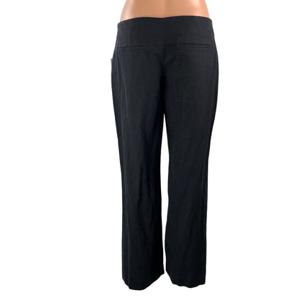 NEW GAP Women's Black High Rise Bootcut Straight Leg Trouser Dress Pants Size 6
