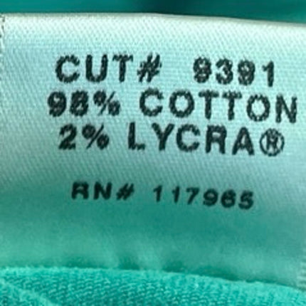 J Brand Saint Tropez Teal Green Mid Rise Skinny Stretch Trousers Jeans Pants 27