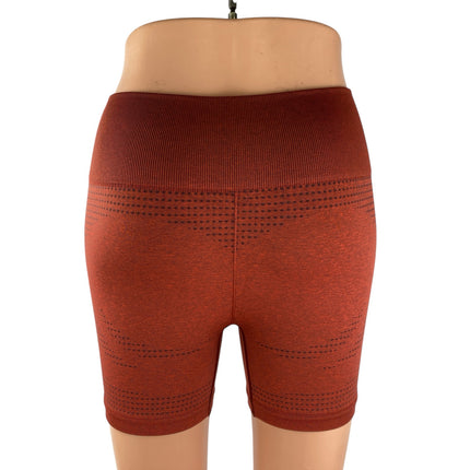 Gymshark Vital Seamles Red High Rise Yoga Athletic Running Biker Shorts Size S