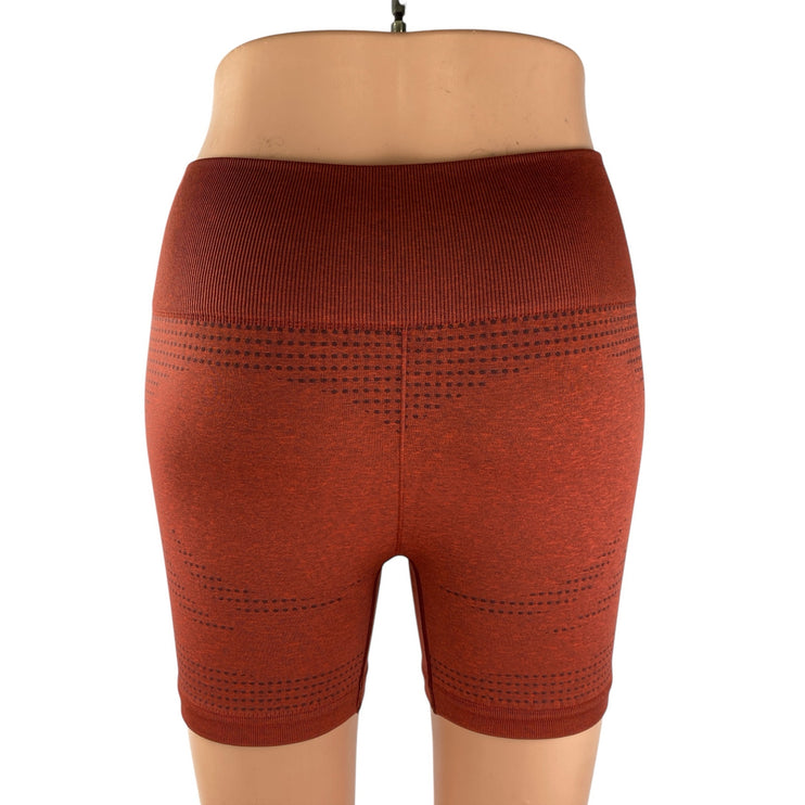 Gymshark Vital Seamles Red High Rise Yoga Athletic Running Biker Shorts Size S