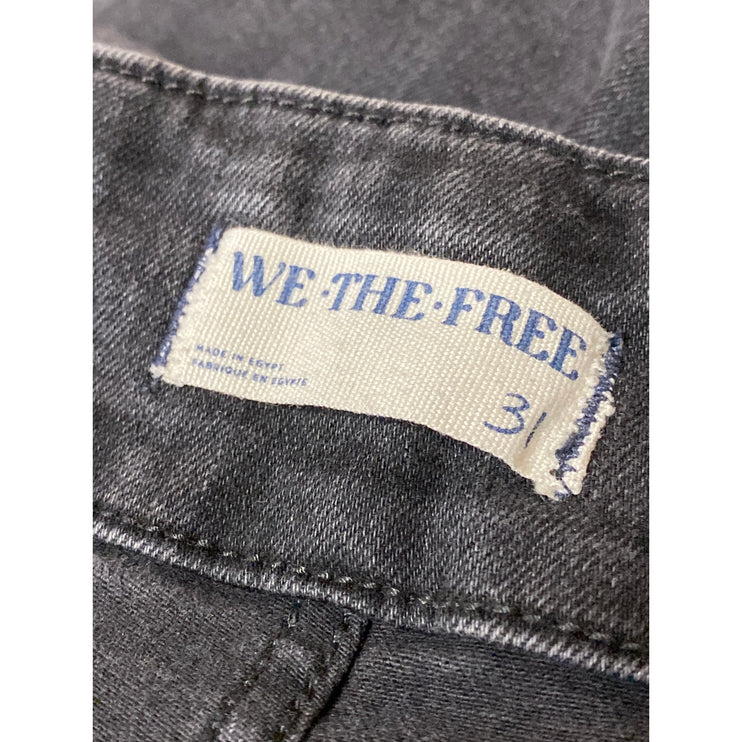 Free People We The Free Black High Waisted Flare Bootcut Denim Jeans Size 31
