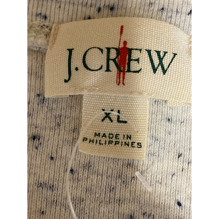 J.Crew Oarsman Heritage Brushed Henley Long Sleeve Sweatshirt Sweater Top Sz XL