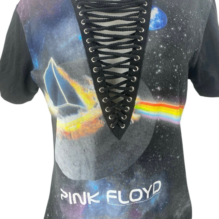 Pink Floyd The Dark Side of the Moon 2016 Crisscross Band T Shirt Tee Top Size S