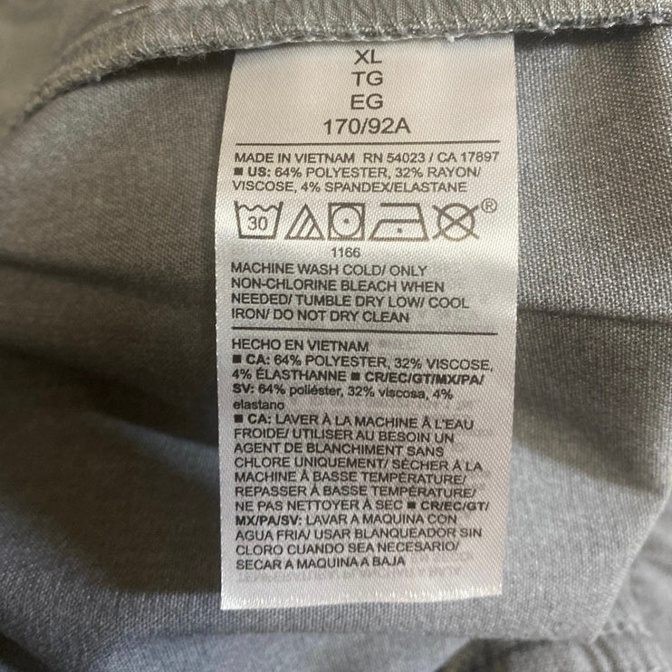 NEW Old Navy Billie Women's Gray High Rise Drawstring Pleated Trousers Pants XL