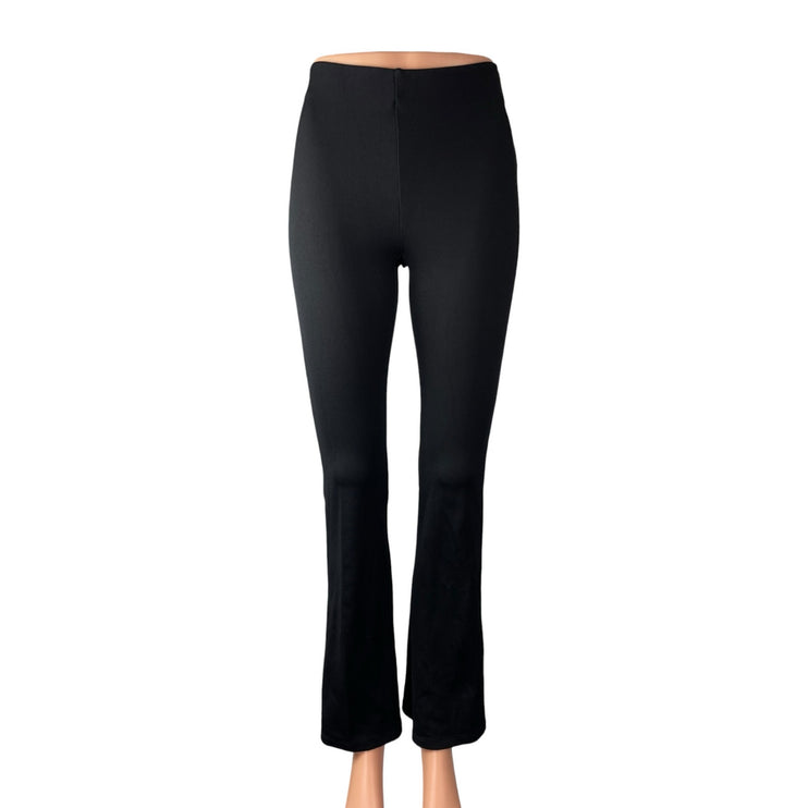 Aritzia Wilfred Women's Black Mid Rise Bootcut Flare Trousers Leggings Pants XS