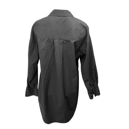 Rails Women's Black Pocket Long Sleeve Collar Button Down Tunic Shirt Top Size M