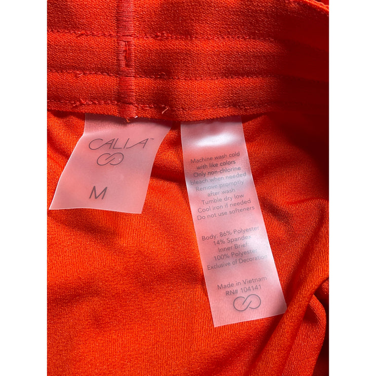 Calia Carrie Underwood Women's Coral High Rise Relaxed Mini Lounge Shorts Size M