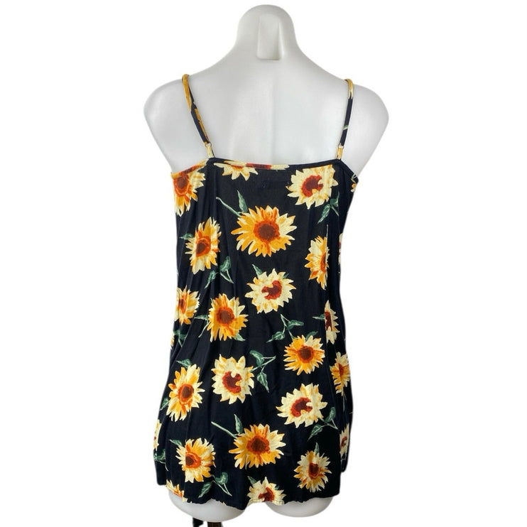 Kimchi Blue Women's Multicolor Floral Sleeveless Cami Camisole Mini Dress Size S