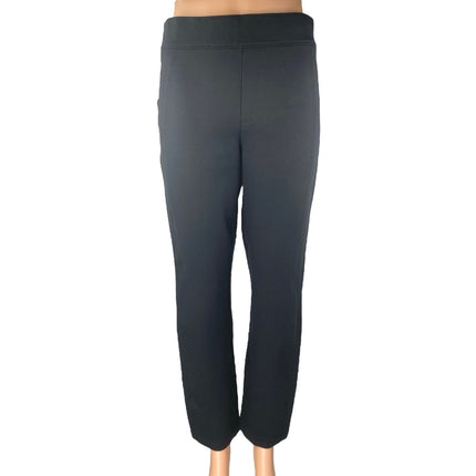 Spanx Black High Waisted Straight Leg Activewear Trousers Leggings Pants Size M