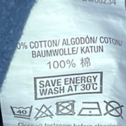 Miss Selfridge Blue Corduroy Velvet Button Down Straight Pencil Mini Skirt Sz 6