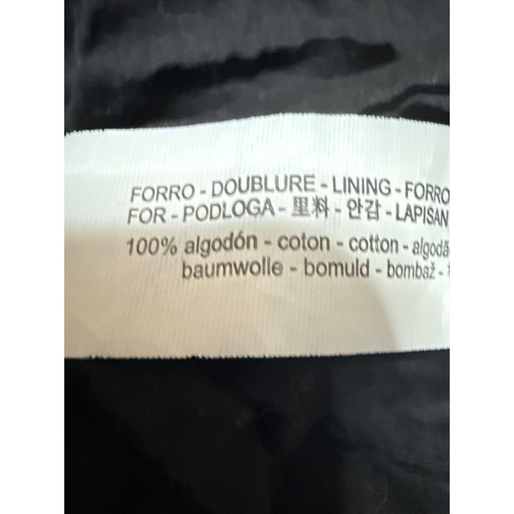 Zara Black Embroidered V-Neck Short Puff Sleeve Tiered Mini Fit & Flare Dress XS