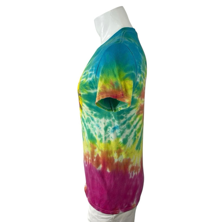 Guns N' Roses Men's Tie Dye Hippie Short Sleeve Crew Neck T Shirt Tee Top Size S