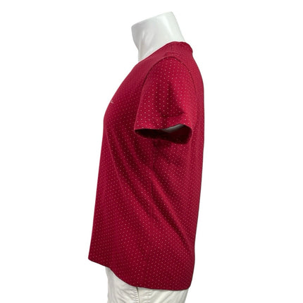 Graphics Series Men's Red Cross Short Sleeve Crew Neck T Shirt Tee Top Size M