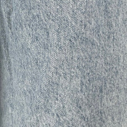 Zara Distressed Destroyed High Rise Baggy Palazzo Wide Leg Denim Jeans Pants 2