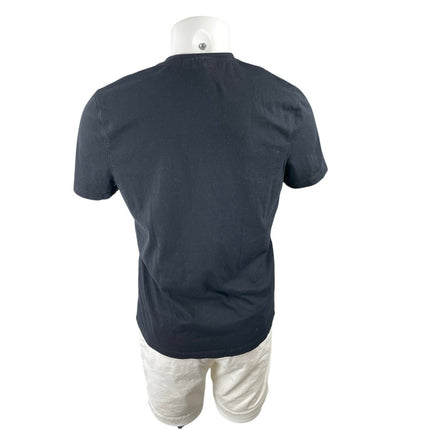 Michael Kors Men's Black V Neck Short Sleeve Casual Tee Basic T-Shirt Top Size M