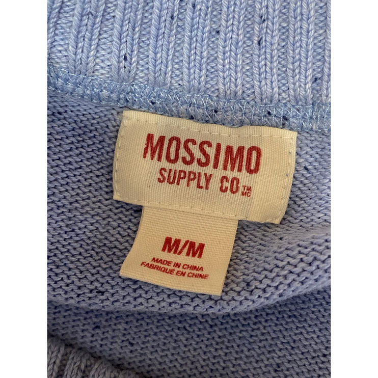 Mossimo Supply Co Men's Blue Crewneck Long Sleeve Sweatshirt Sweater Top Size M