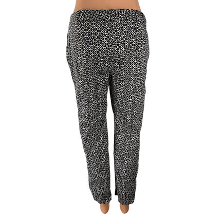 Van Heusen Stretch Women's Geometric High Rise Straight Trousers Dress Pants 4