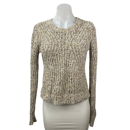 Banana Republic Women's Beige Wool Cashmere Knit Long Sleeve Sweater Top Size S