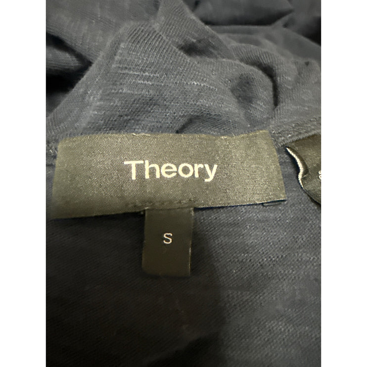 Theory Black Sleeveless Flowy Casual Beachwear Maxi Tank Flare Shift Dress Sz S