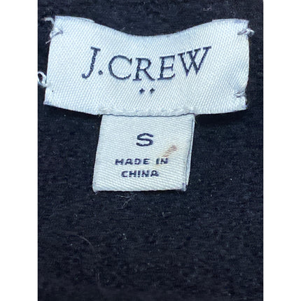 J.Crew Women's Black Long Sleeve Round Neck Knit Relaxed Sweater Top Size S