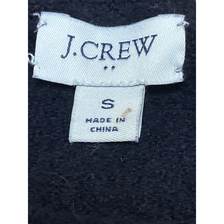 J.Crew Women's Black Long Sleeve Round Neck Knit Relaxed Sweater Top Size S
