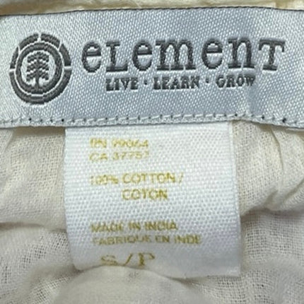 Element Women's Cream Crochet Sleeveless High Low Blouson Midi Dress Size S