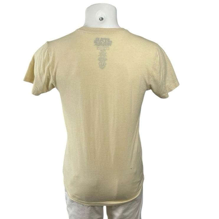 Star Wars Men's Cream Retro Rainbow Classic Short Sleeve T Shirt Tee Top Size L